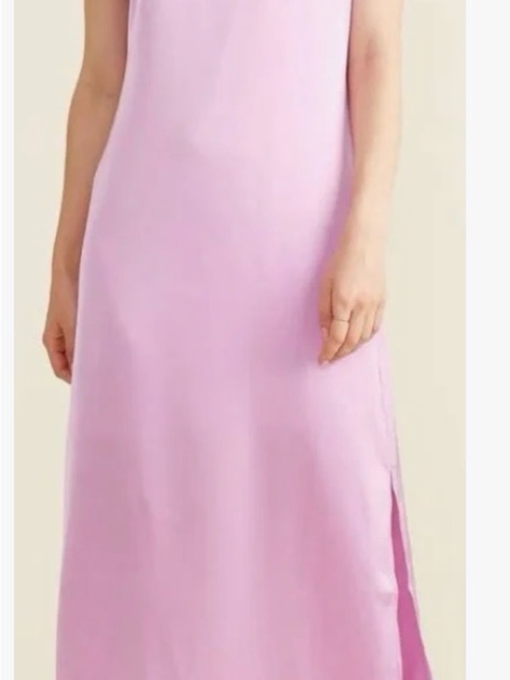 edge Lavender Slip Maxi Dress